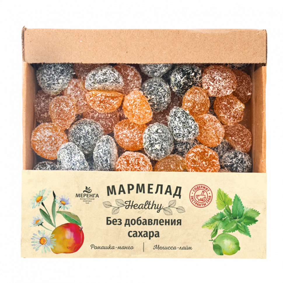  Меренга Мармелад в кокосовой обсыпке Ромашка+Мелисса , 800г     в Новом Уренгое