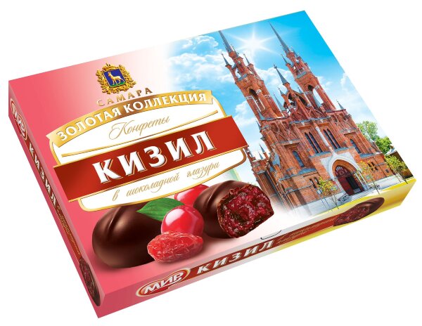 №2 КФ МИР Кизил в шоколадной глазури 160г в Новом Уренгое